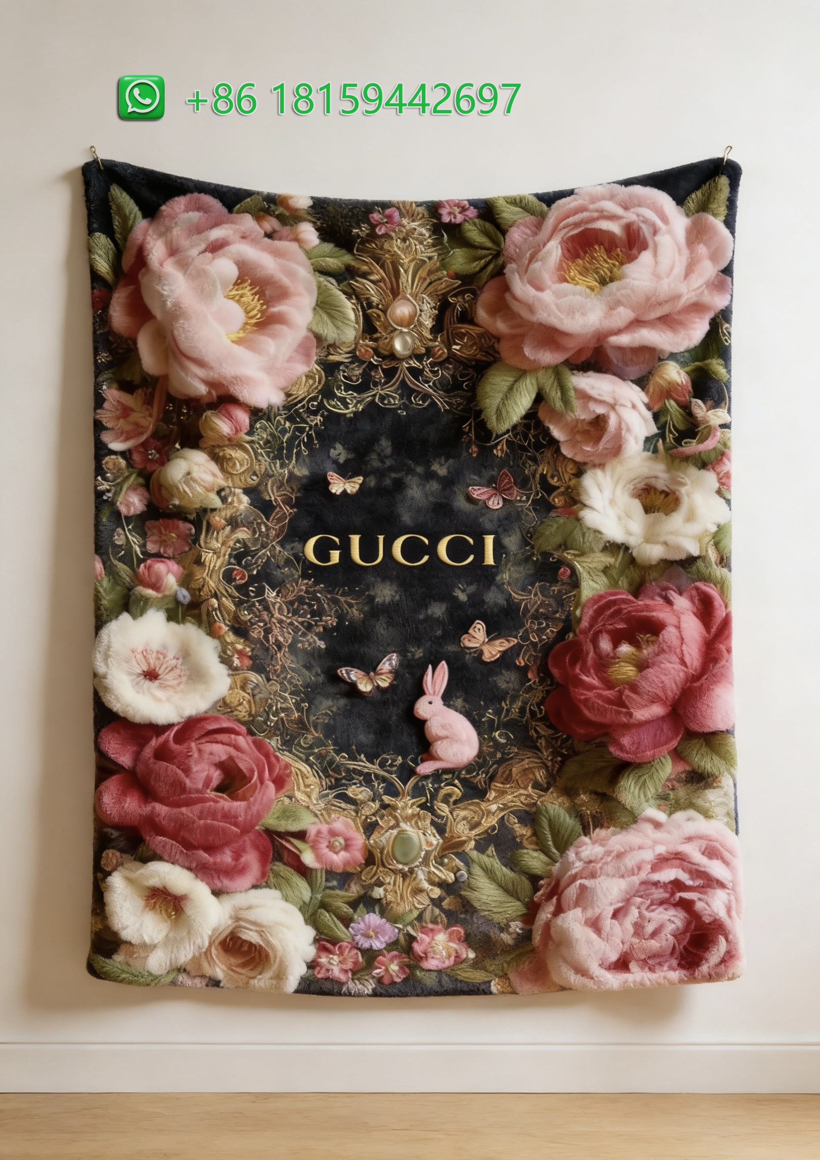 Gucci Throw Blankets